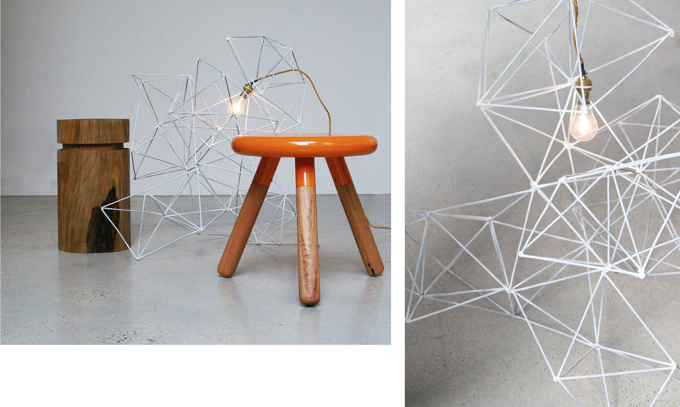 LifeSpaceJourney Geometric Wire Light