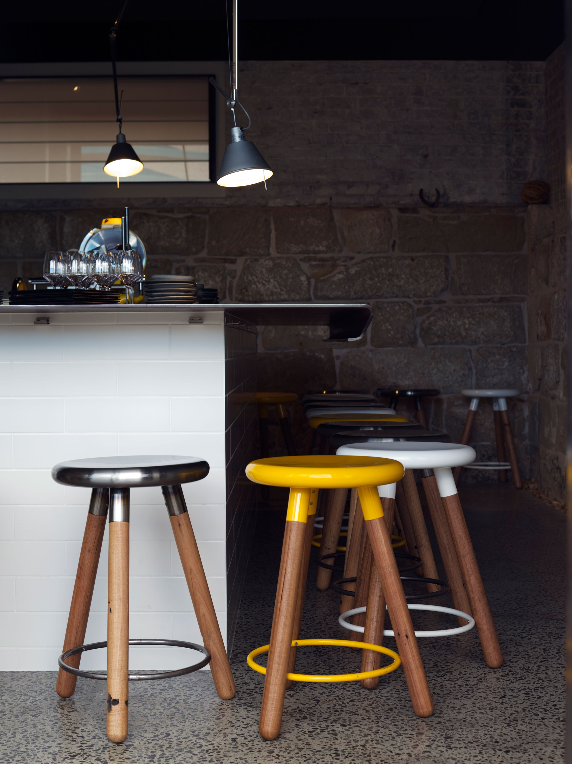 LifeSpaceJourney Spun Bar Stool